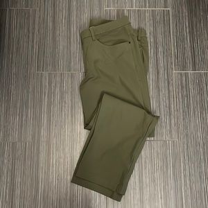 Olive Green Lululemon pants, Size 38